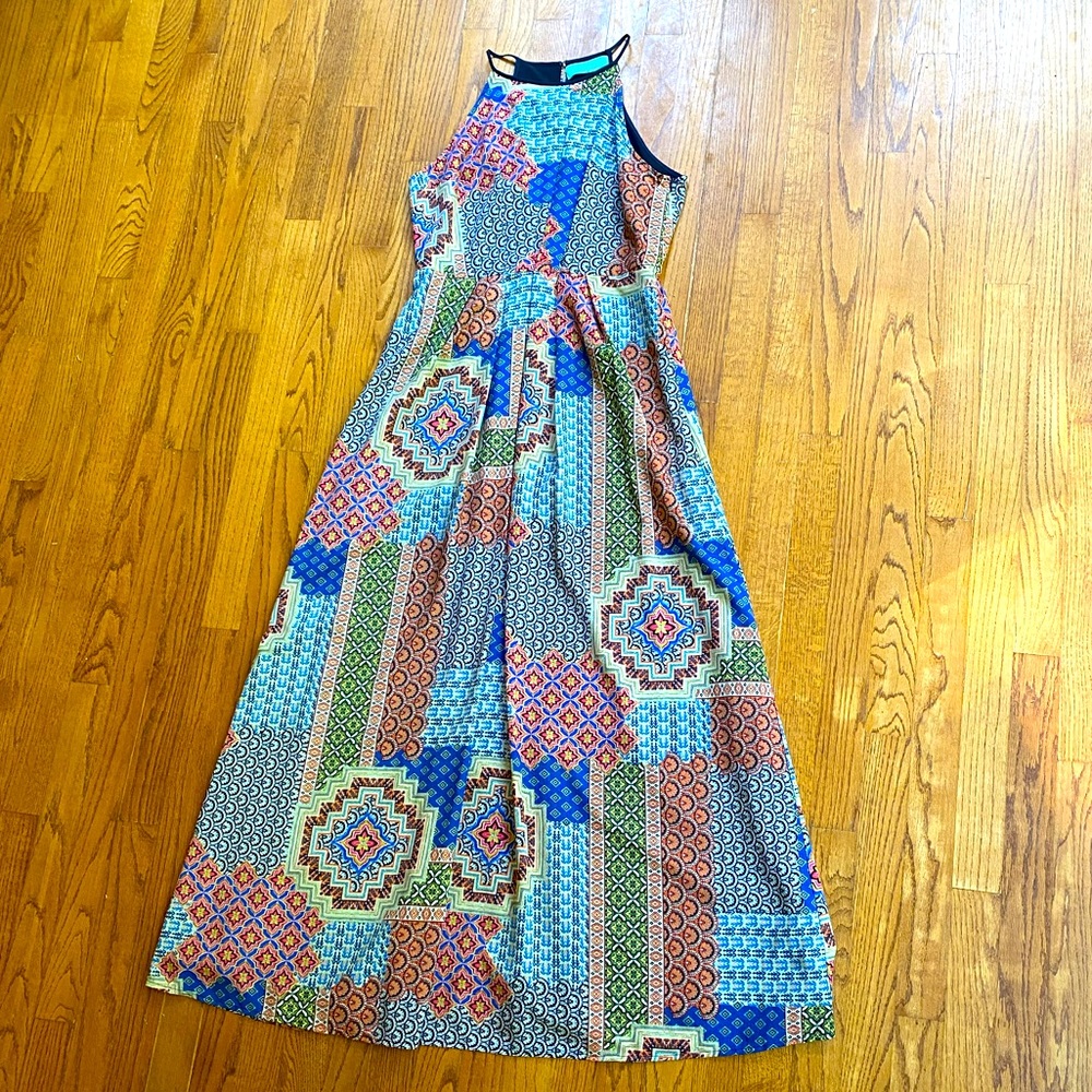 Patchwork Maxi Dress